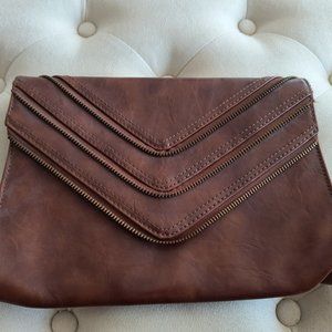 Zipper Detail Clutch